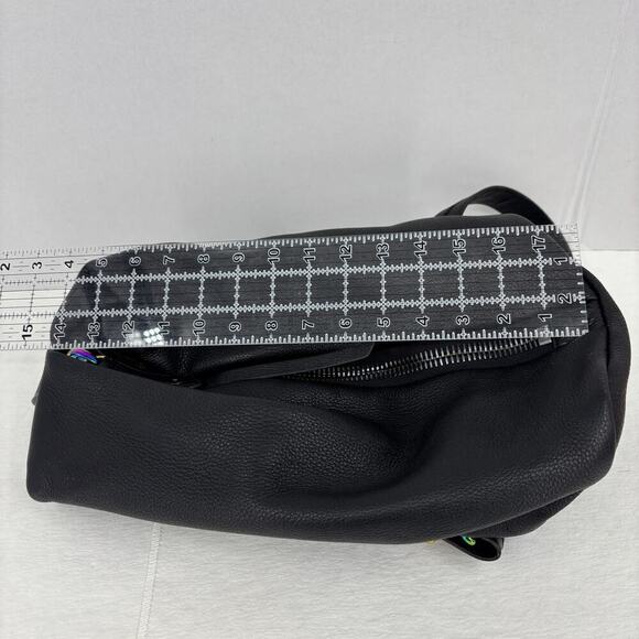 Aimee Kestenberg Tamitha Backpack‎ Black Pebbled Leather Handbag Purse main image 10